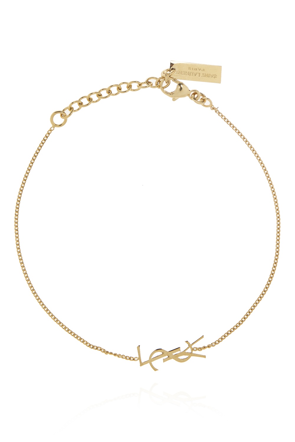 SAINT LAURENT PARIS｜JEWERLY (670468 Y1500 8030) Saint Laurent Paris] YSL Monogram Twist Bracelet, S, Gold